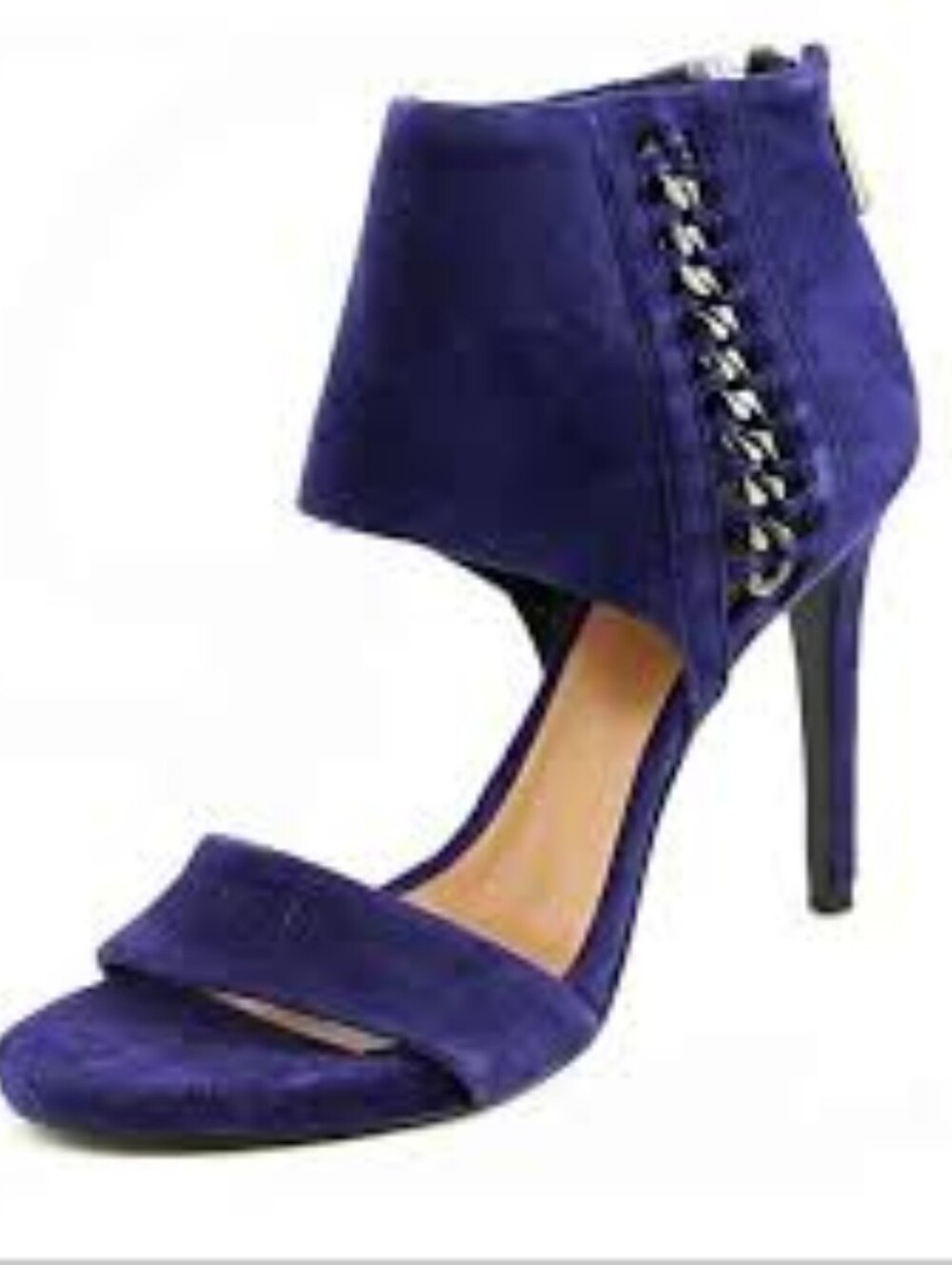 Vince Camuto Purple Suede Heel Sandal - Ankle Cuff